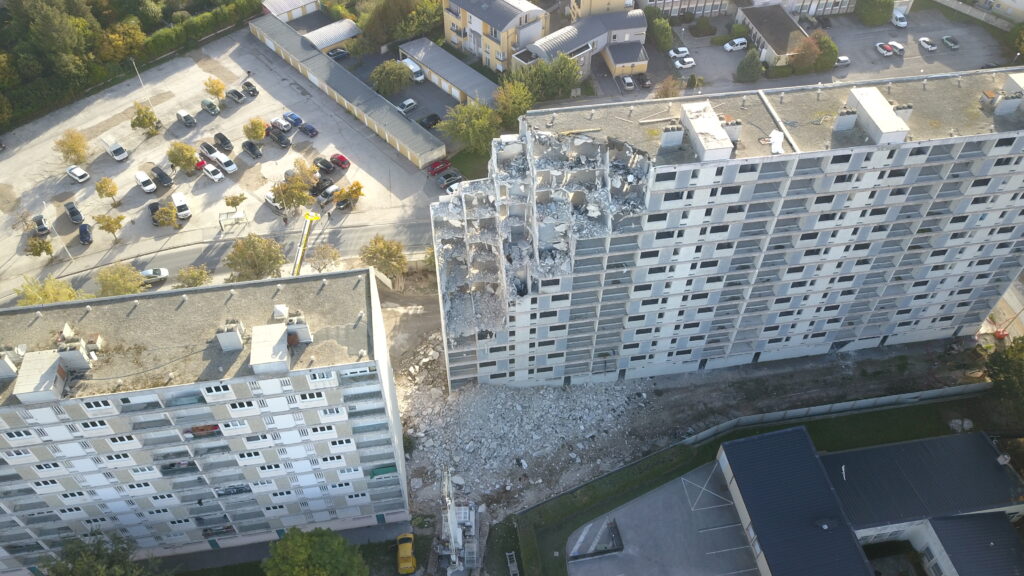 Démolition bâtiment
