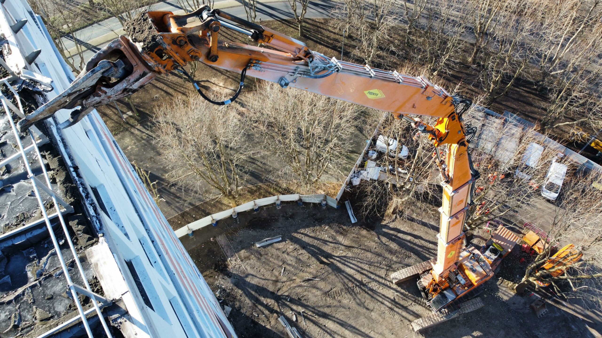 Vue depuis une grue
