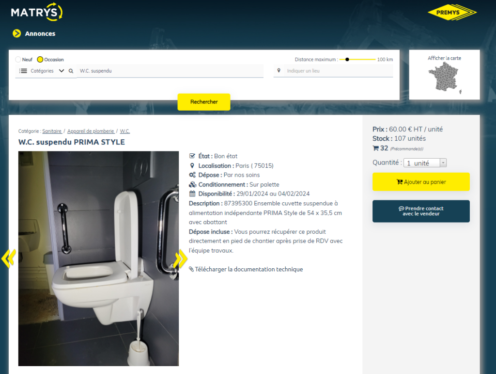 Plateforme MATRYS