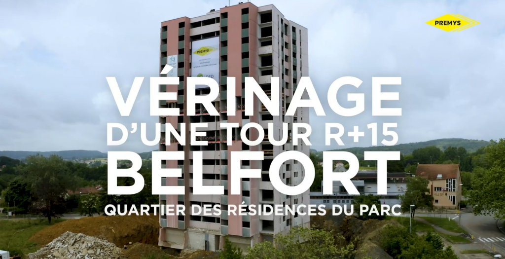 Vérinage d'une tour Belfort Premys